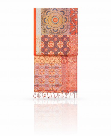 Палантин Женский S30-EURO.TILE/HOT.RED